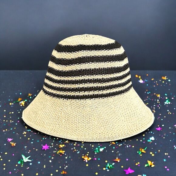Summer & Rose Aria Bucket Hat w/ Stripes Brand New With Tags MSRP $58 main image 5